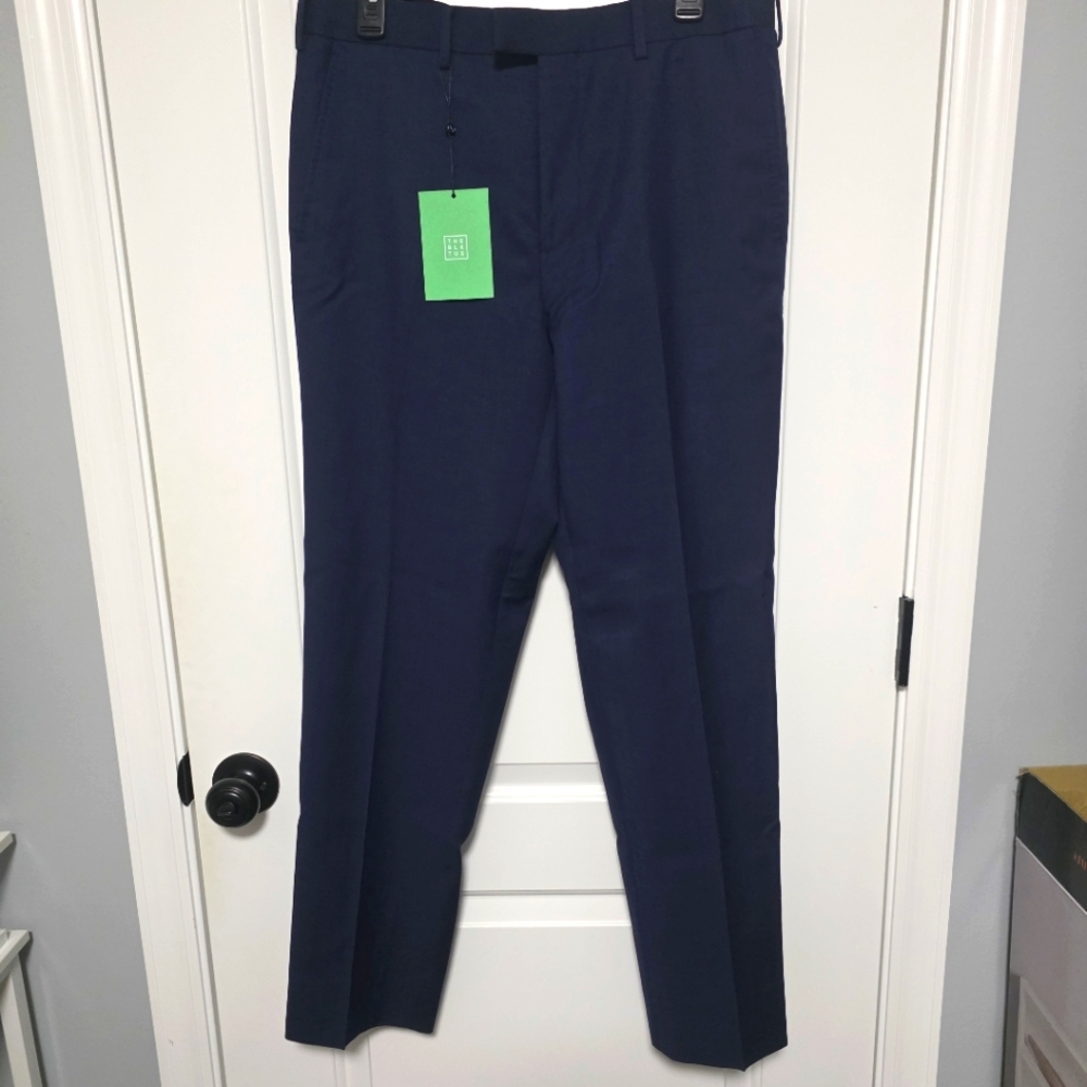 The BLK Tux 100% Wool Blue Pants Mens 34